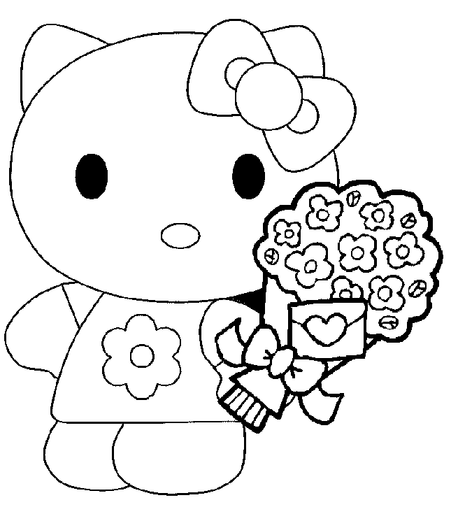 Hello Kitty kolorowanki